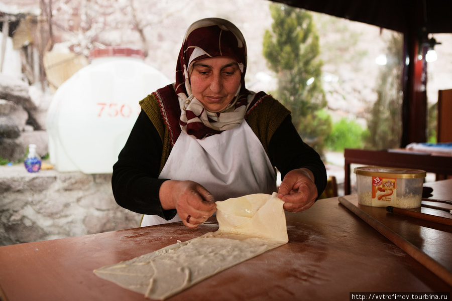 Приготовление пирога Анкара, Турция