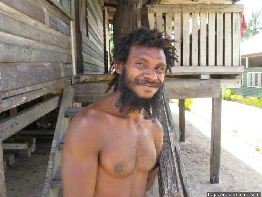 Папуасская деревня Якко (Yakko) под Ванимо Ванимо, Папуа-Новая Гвинея