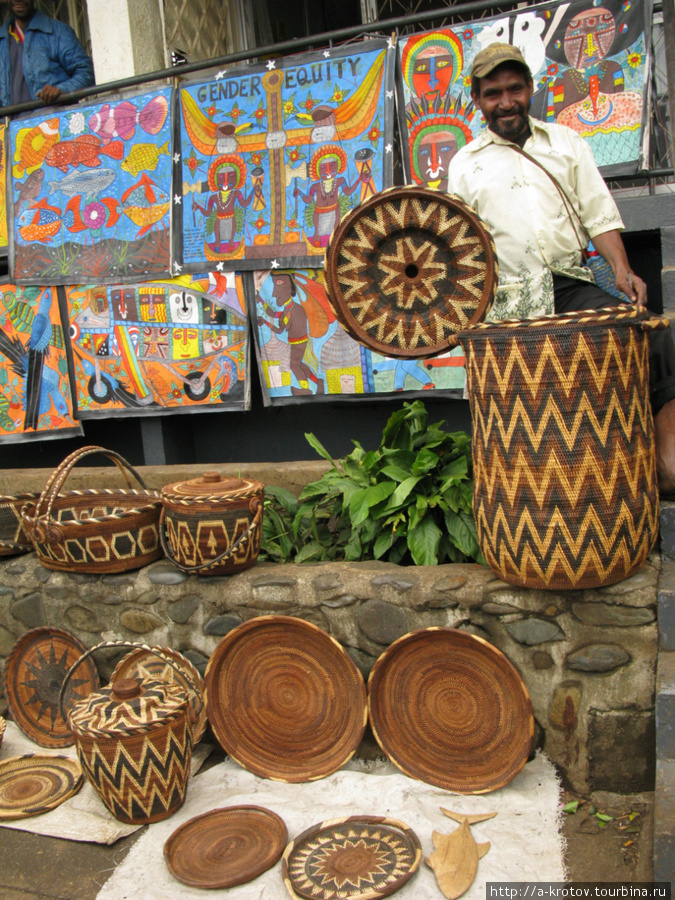Рукоделия на продажу Горока, Папуа-Новая Гвинея