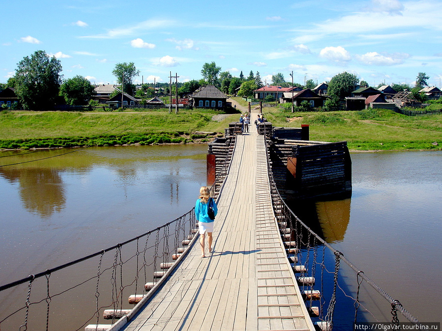 Мост через реку Тура Верхотурье, Россия