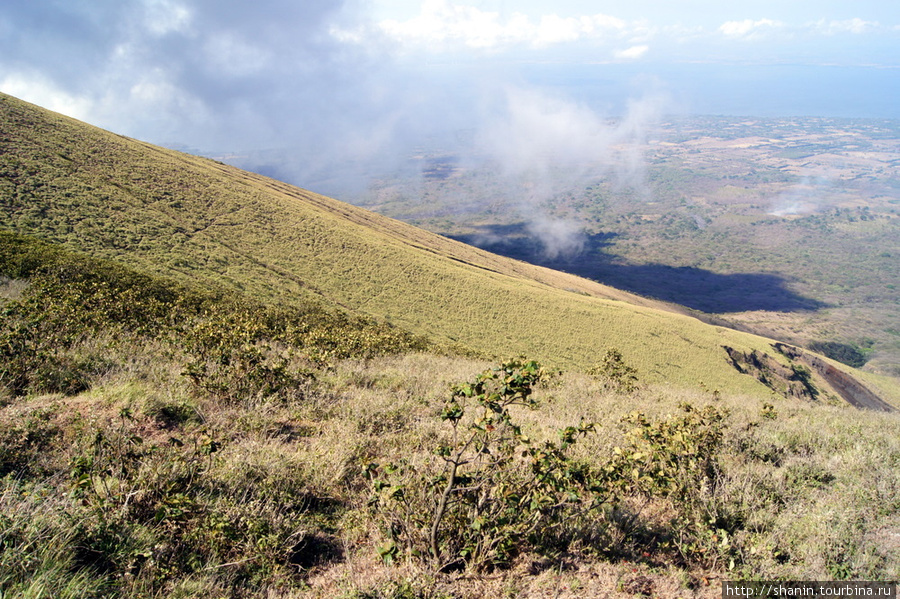 Вид с вулкана Остров Ометепе, Никарагуа