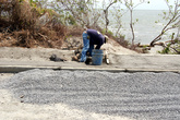 Идет строительство дороги на острове Ометепе
