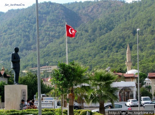 Главные символы Турции Ичмелер, Турция