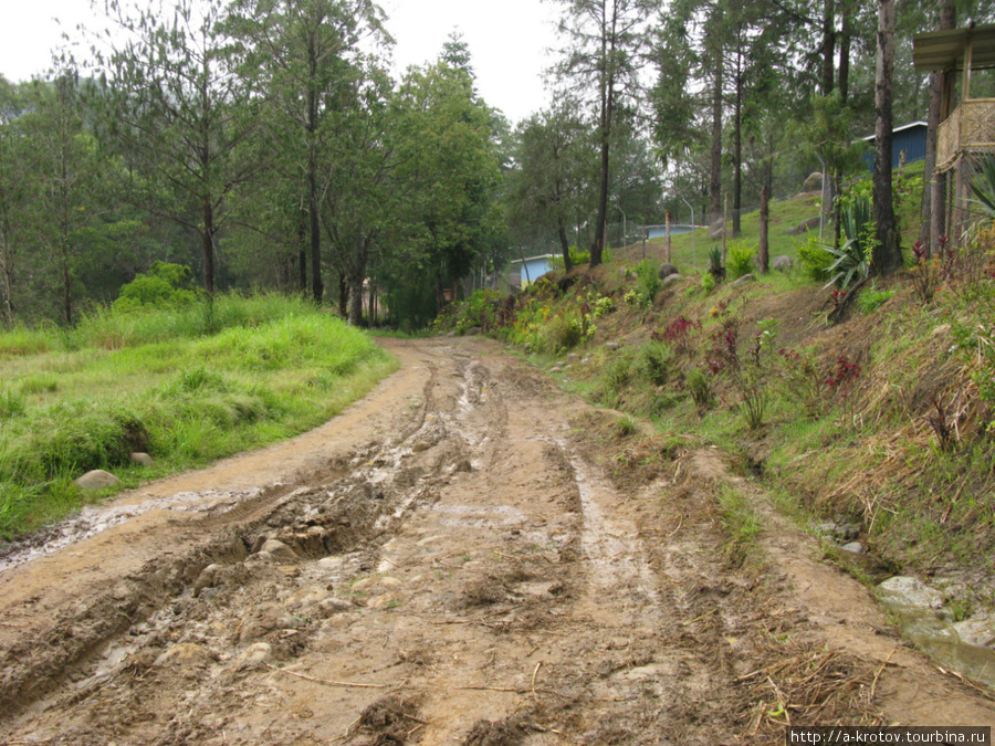 Дорога в КМ не очень хорошая Кундиава, Папуа-Новая Гвинея