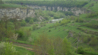 Вид на каньон с моста через Смотрич