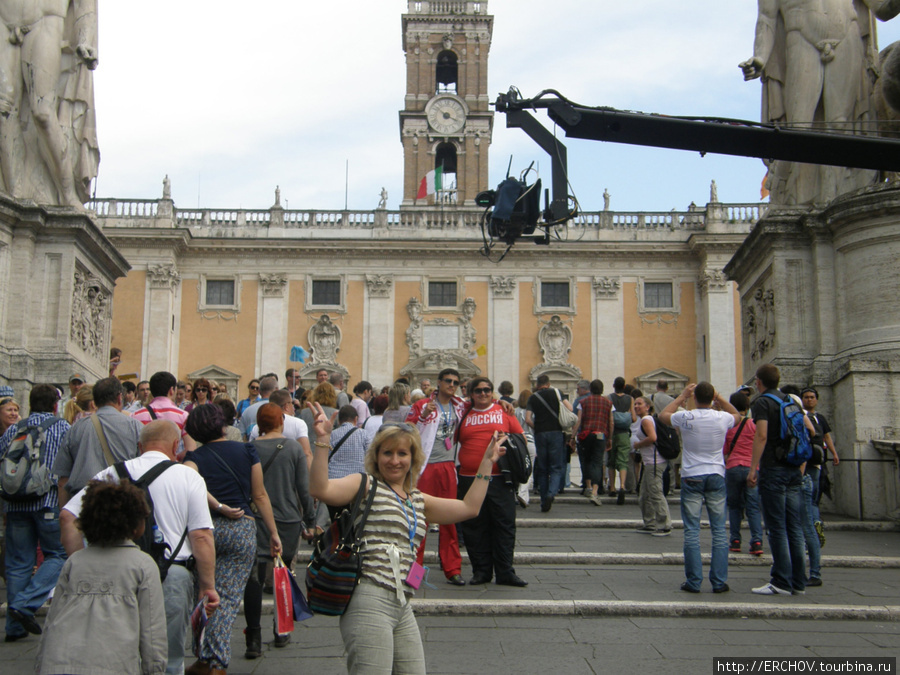 Люди в вечном городе Рим, Италия