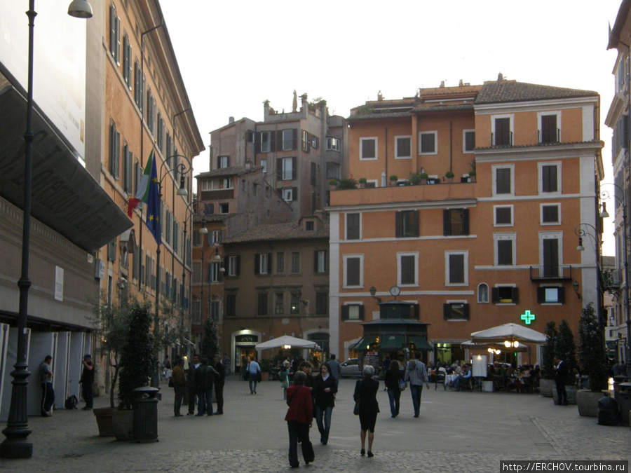 Прогулка по городу Рим, Италия