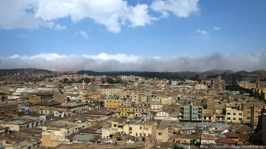 Асмэра, панорама с колокольни Эритрея
