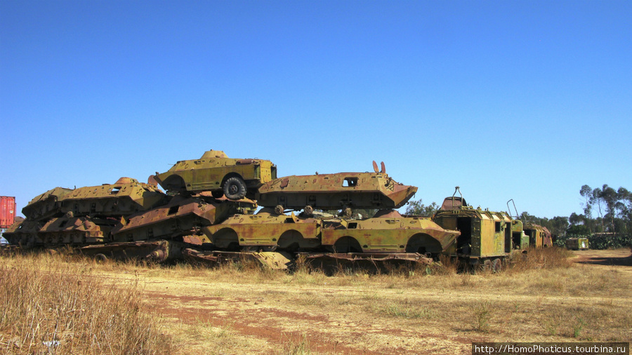 Кладбище танков Эритрея