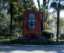 Мозаичный портрет В.Ленина в военном санатории Сухум.