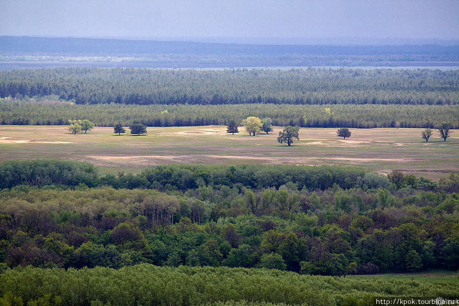 Виды с меловых гор Урюпинск, Россия
