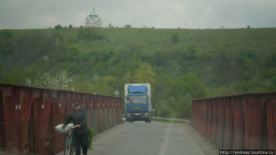 Мост через Днестр Бучач, Украина