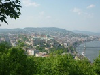 Вид на город с горы Геллерт