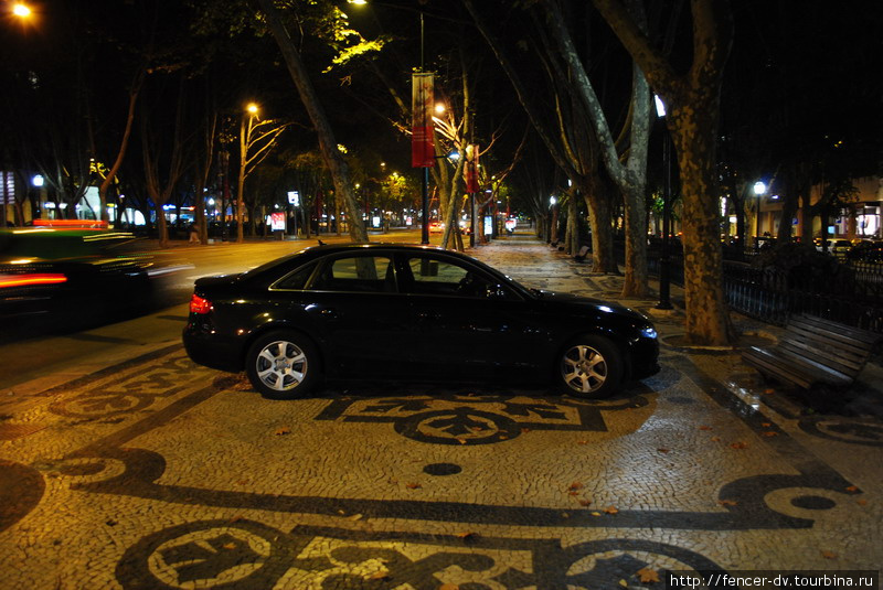 Местные особенности парковки Лиссабон, Португалия