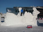 Снежные скульптуры к Евро-2008