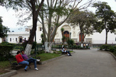На центральной площади Антигуа
