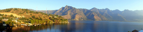 Озеро Атитлан — вид из Сан Педро