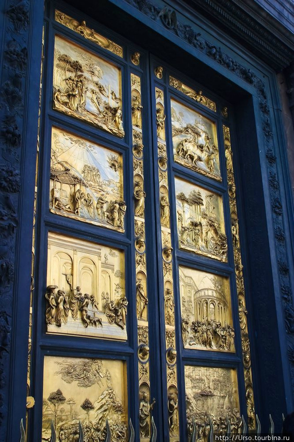 Porta del Paradiso. (Ворота Battistero di San Giovanni). Флоренция, Италия