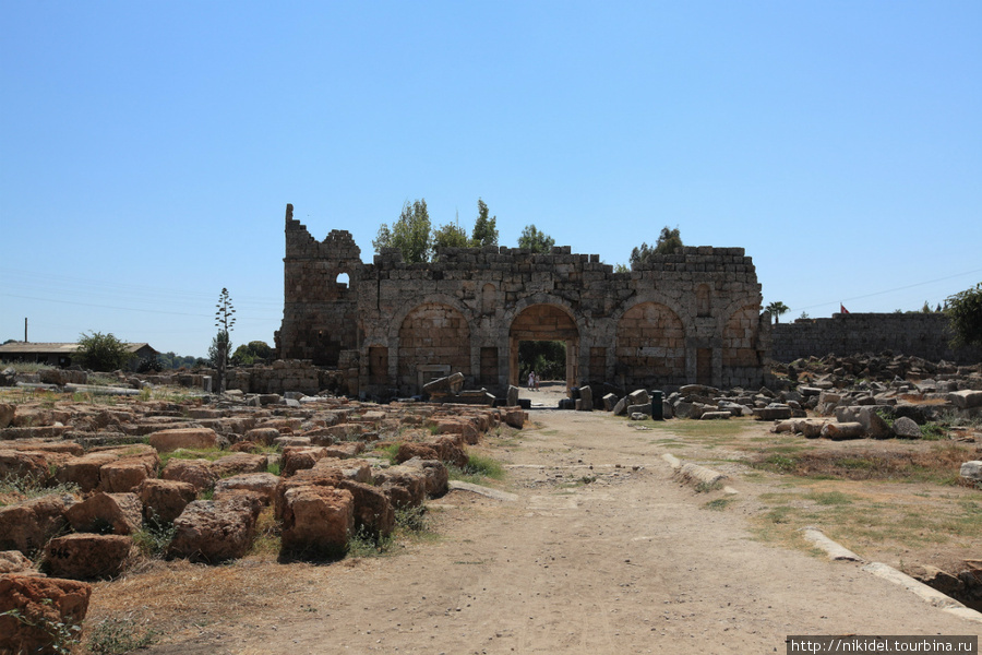 римские ворота, Перге Демре, Турция