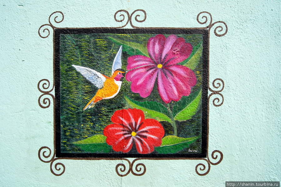 Картины для туристов Панахачель, Гватемала