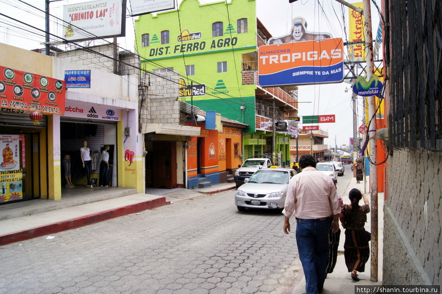 Центральная улица Сололы Солола, Гватемала