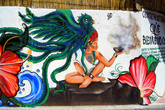 Настенная живопись на улице в Сан Педро