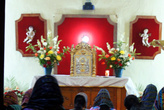 В церкви в Сантьяго Атитлан