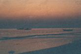 Вид на Бенгальское море из Баккали. Я прибыл туда поздним вечером, поэтому так темно