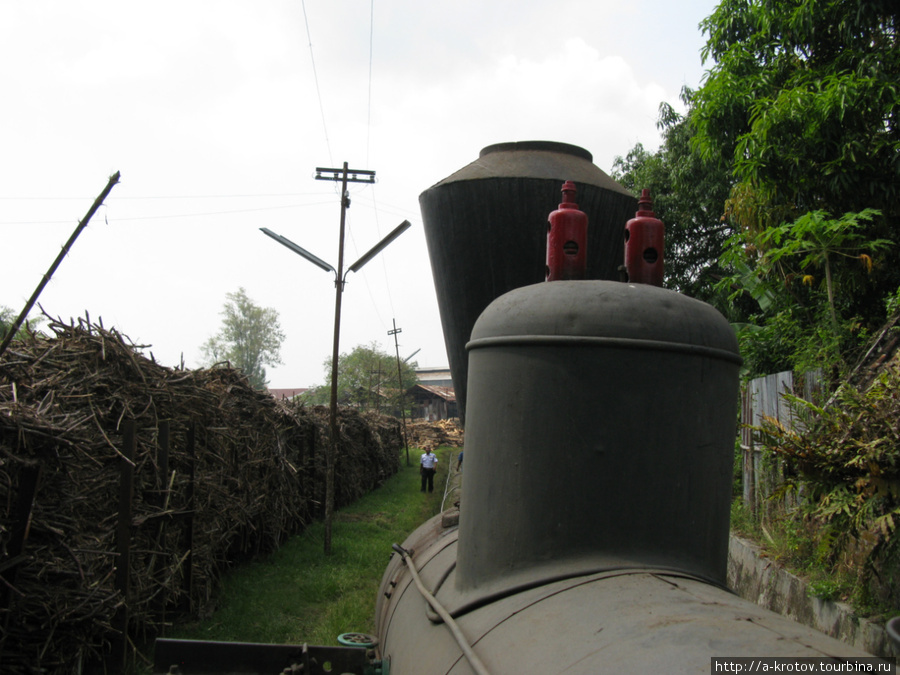 Уникальные действующие паровозы! В поселке Шраги Пекалонган, Индонезия