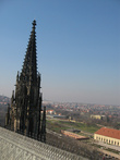 Вид на Прагу с собора святого Вита. 2007г.