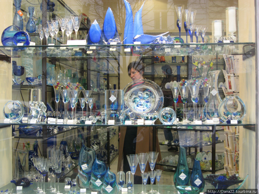 И конечно же чешское стекло. 2007г. Прага, Чехия