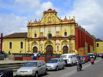 Фасад кафедрального собора в Сан-Кристобаль-де-Лас-Касас