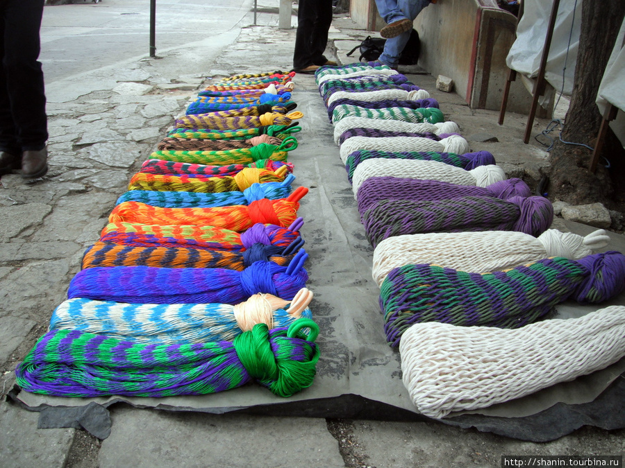 Сувенирные гамаки Сан-Кристобаль-де-Лас-Касас, Мексика