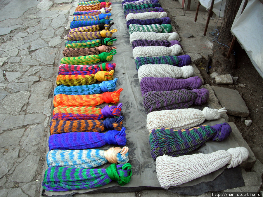 Сувенирные гамаки Сан-Кристобаль-де-Лас-Касас, Мексика