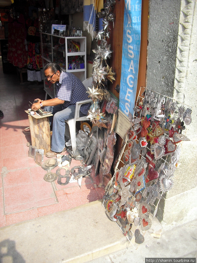 Продавец сувениров Оахака, Мексика