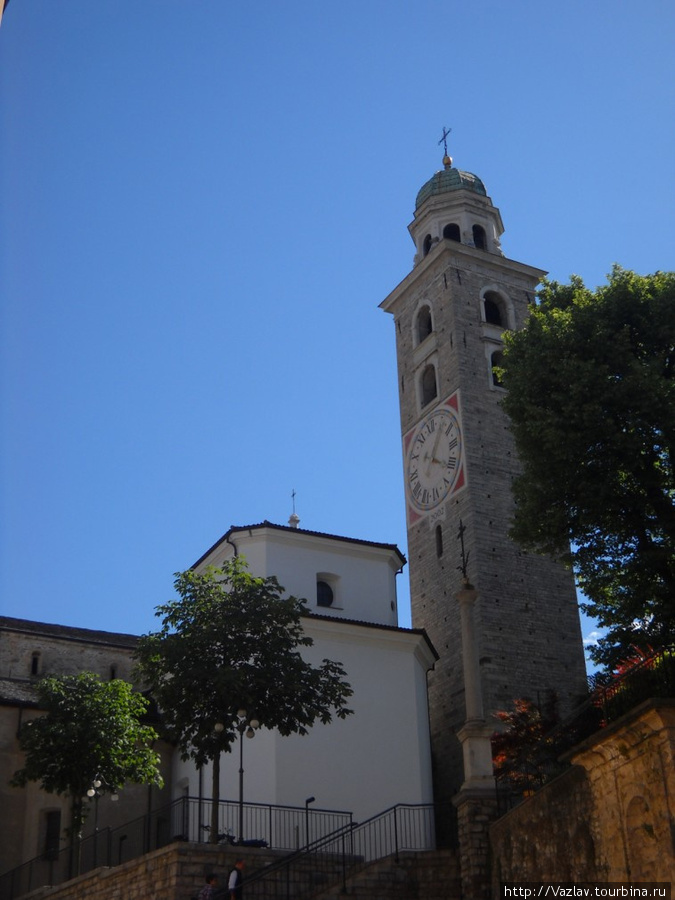 Колокольня собора Лугано, Швейцария