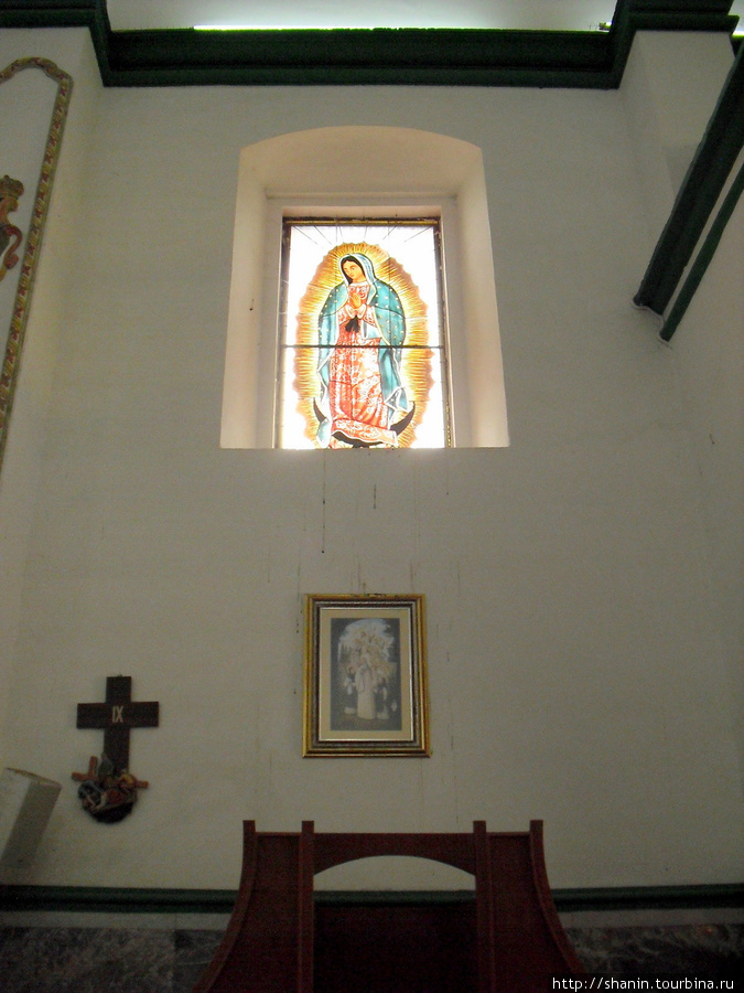 В храме Девы Марии Гваделупской Оахака, Мексика
