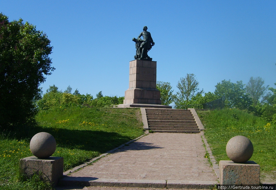 Памятник Петру Первому. Выборг, Россия