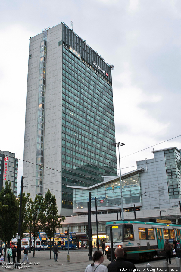 City Tower — гигант из стекла и бетона Манчестер, Великобритания