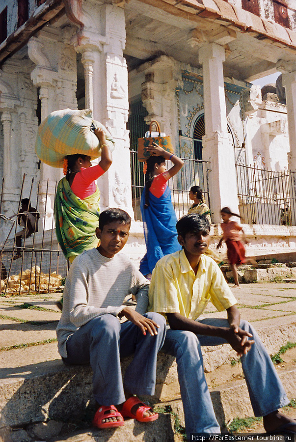 Священный квартал Хампи Хампи, Индия
