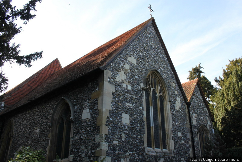 Церковь Святой Марии основана в 12 веку Лондон, Великобритания