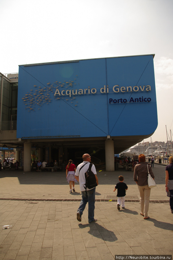 Шумный порт в Генуя