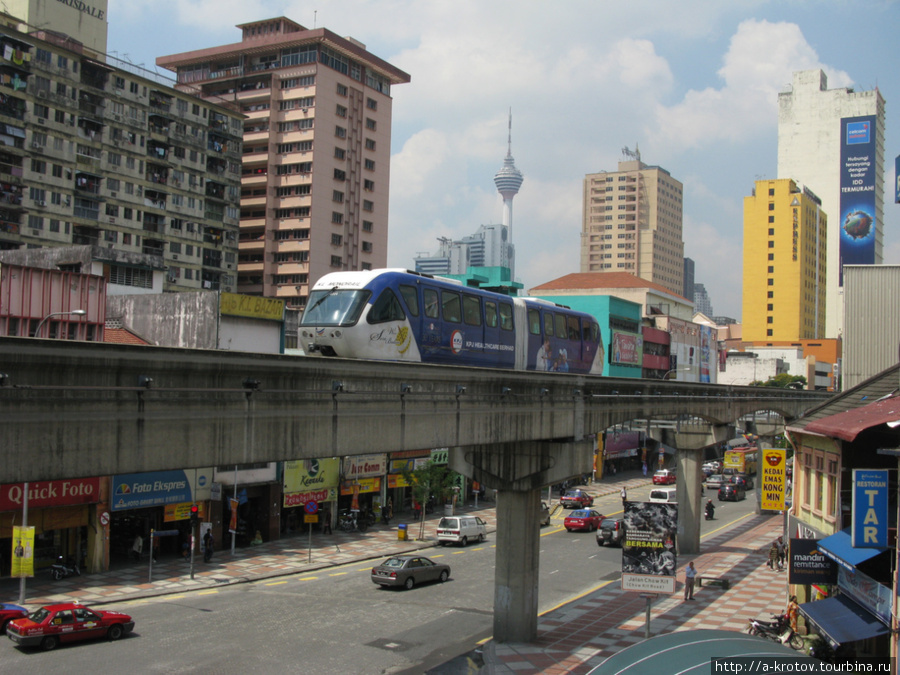 Так выглядят вагончики Куала-Лумпур, Малайзия