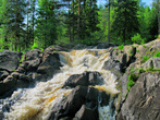 Водопад Ахенокоски также известен благодаря съемкам в этих местах некоторых эпизодов кинофильма «А зори здесь тихие»