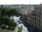 Вид на Рим с лестницы Арачелли.