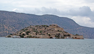 остров Спинолонга, вид с городка Элунда