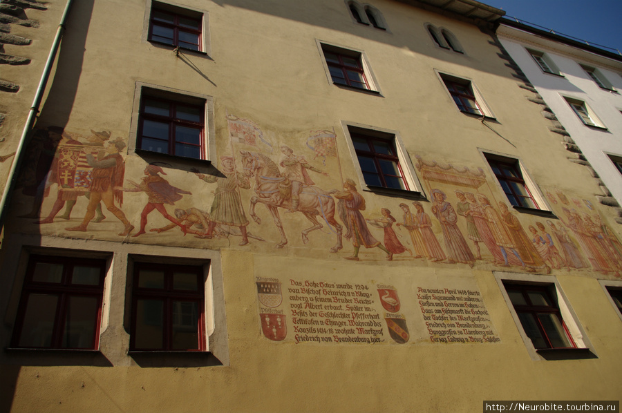 Констанц - город самых старых расписных домов Констанц, Германия