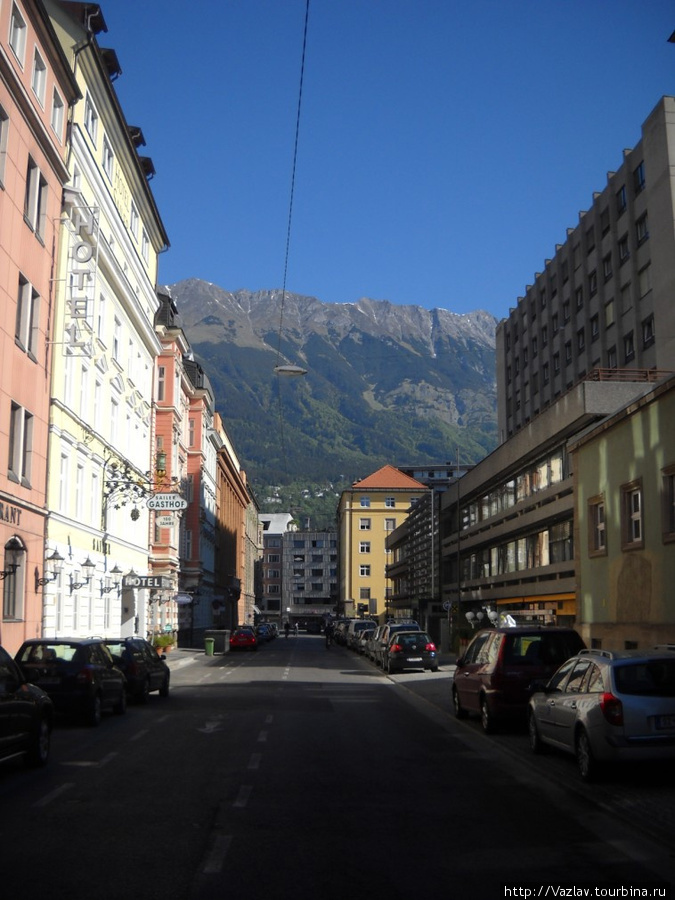 Город и горы Инсбрук, Австрия