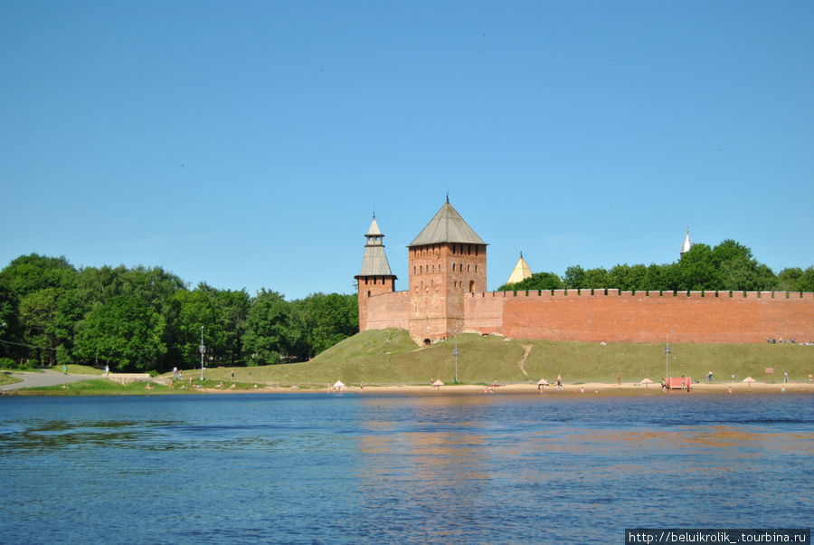 Стены Кремля Великий Новгород, Россия