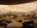 Диарама Полтавской битвы в Музее Полтавской битвы.